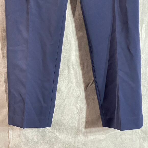 ATM Women's Navy Anthony Thomas Melillo Twill Pull-On Pants SZ M - Picture 7 of 11